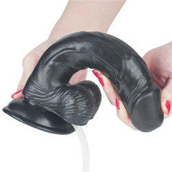 Squirting Gode éjaculateur Squirt 18 x 4.5cm Noir